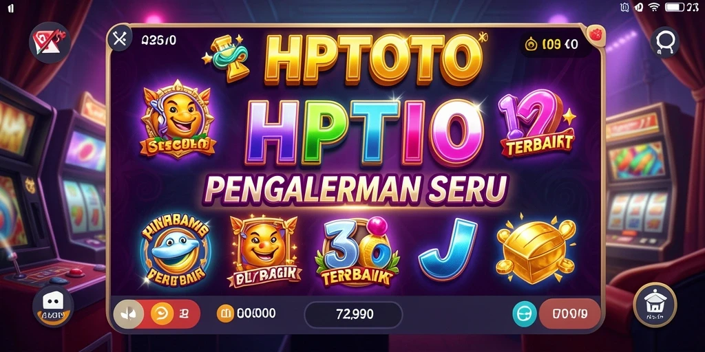 Tampilan gameplay HPTOTO yang menarik dan penuh warna di layar slot.