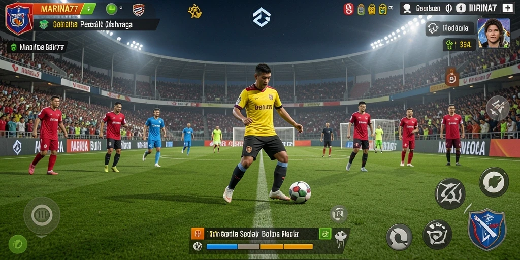 Tampilan gameplay MARINA77 yang menarik dan penuh aksi di lapangan.