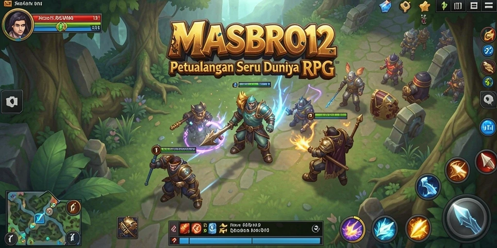 Screenshot menampilkan petualangan seru dalam gameplay RPG.