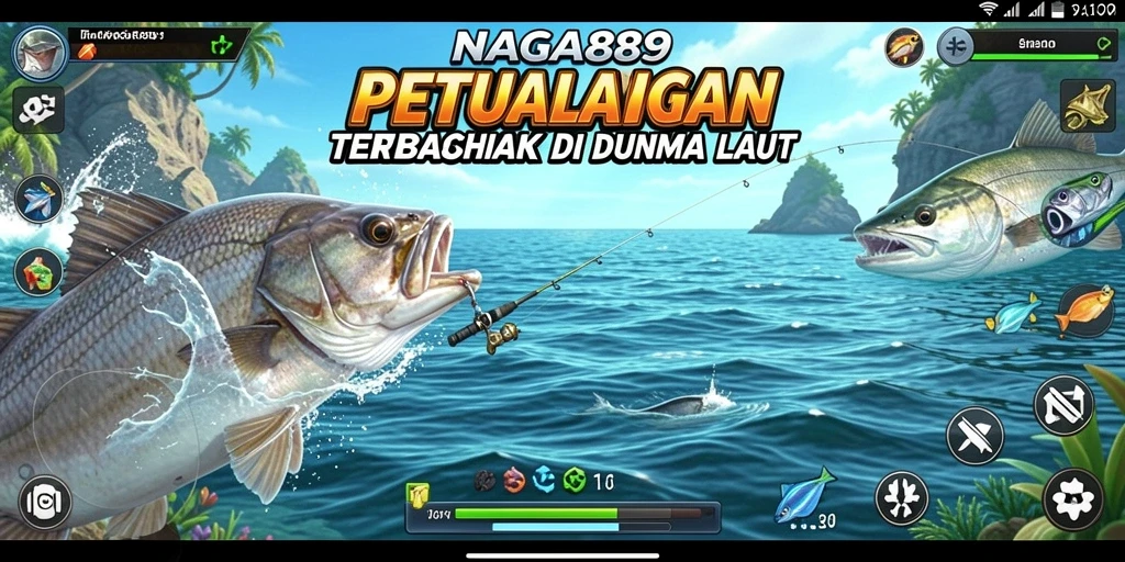 Gameplay NAGA889 yang seru dengan berbagai jenis ikan di laut.