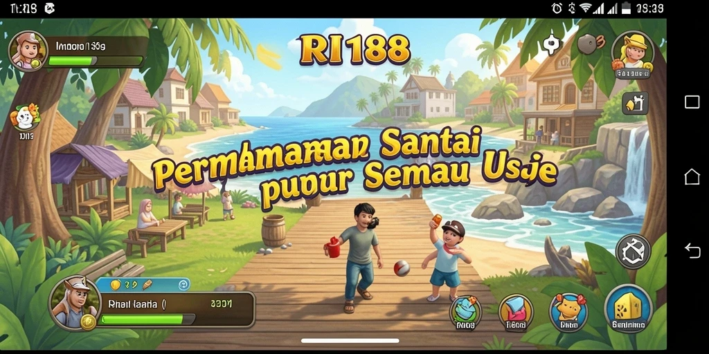 Tampilan screenshot gameplay RI188 yang penuh warna dan seru.
