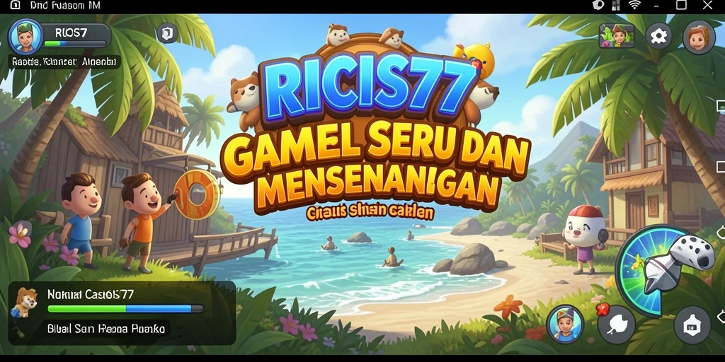Tampilan gameplay RICIS77 yang seru dan menarik.