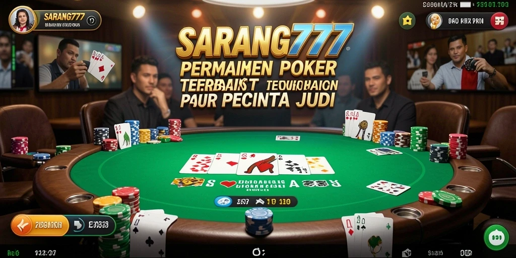 Tampilan menarik dari gameplay Poker SARANG777 yang seru.